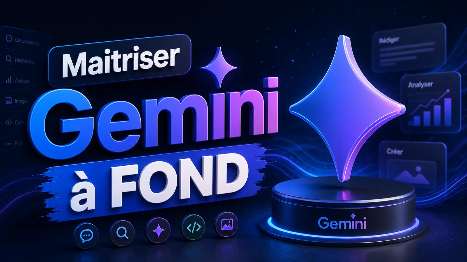 Formation extrêmement avancée sur Gemini et l'écosystème GOOGLE AI